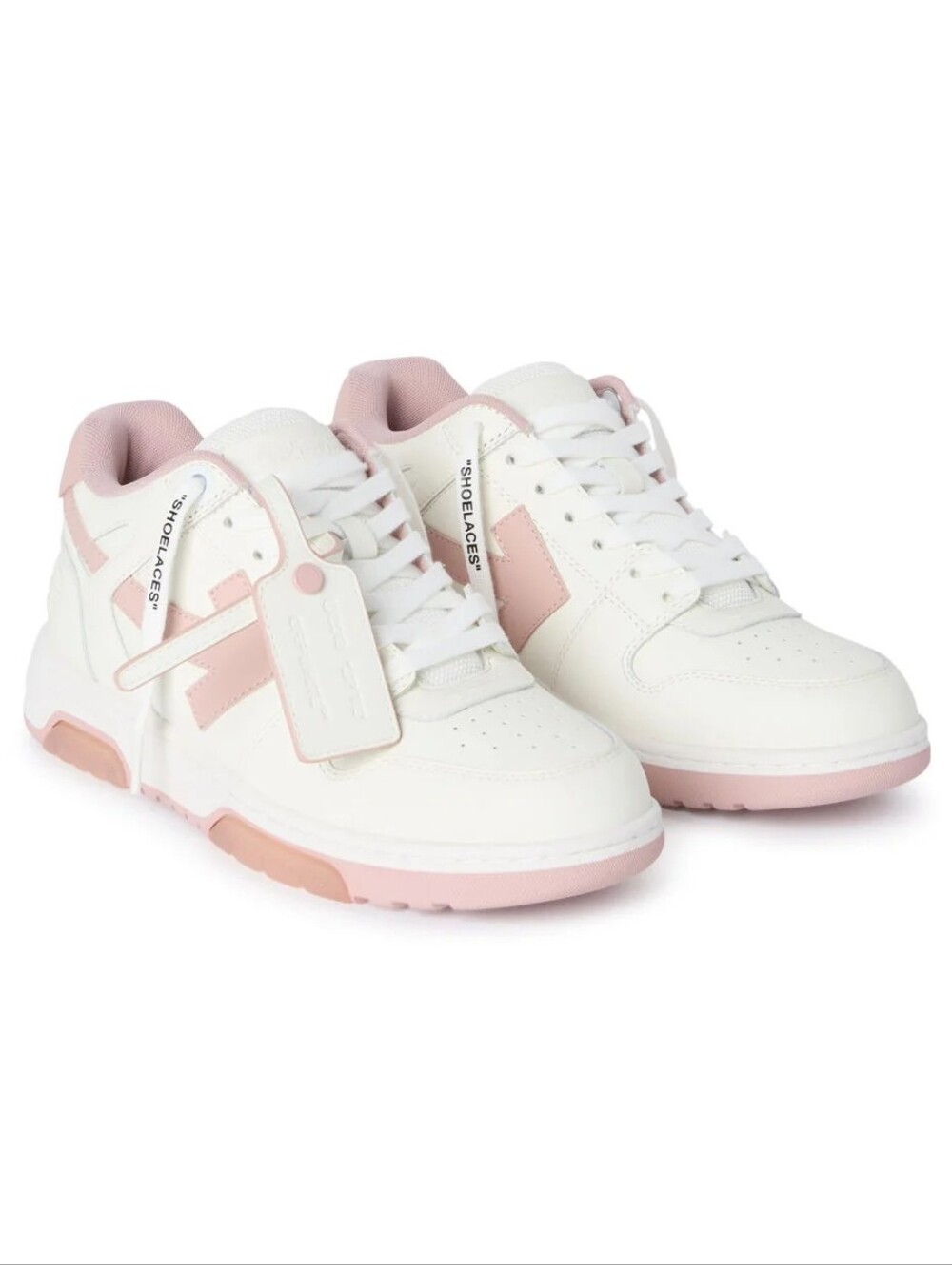 Brand New In Box Off-White Out Of Office OOO Low-Top Sneaker 'White-Pink' EU 40